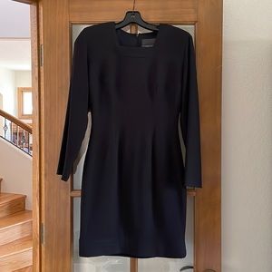 Cynthia Rowley Black Long Sleeve Shift Dress, size 4